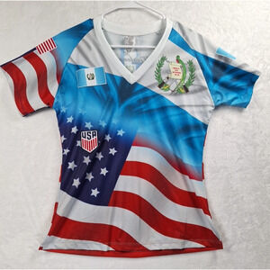 Guatemala /USA Flag Mixed Jersey Size M